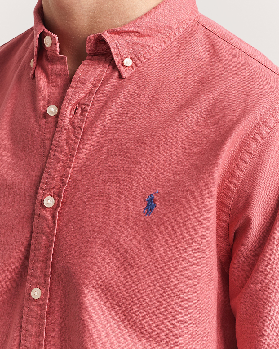 Homme | Chemises | Polo Ralph Lauren | Slim Fit Garment Dyed Oxford Shirt Adirondack Berry