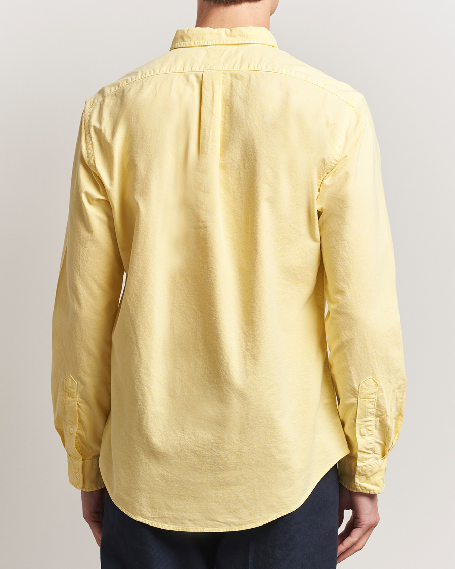 Homme | Chemises | Polo Ralph Lauren | Slim Fit Garment Dyed Oxford Shirt Wicket Yellow