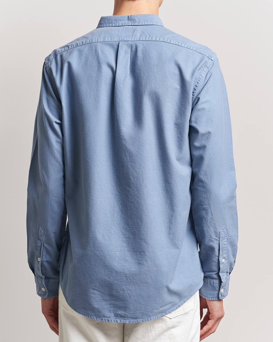 Homme | Chemises | Polo Ralph Lauren | Slim Fit Garment Dyed Oxford Shirt Channel Blue