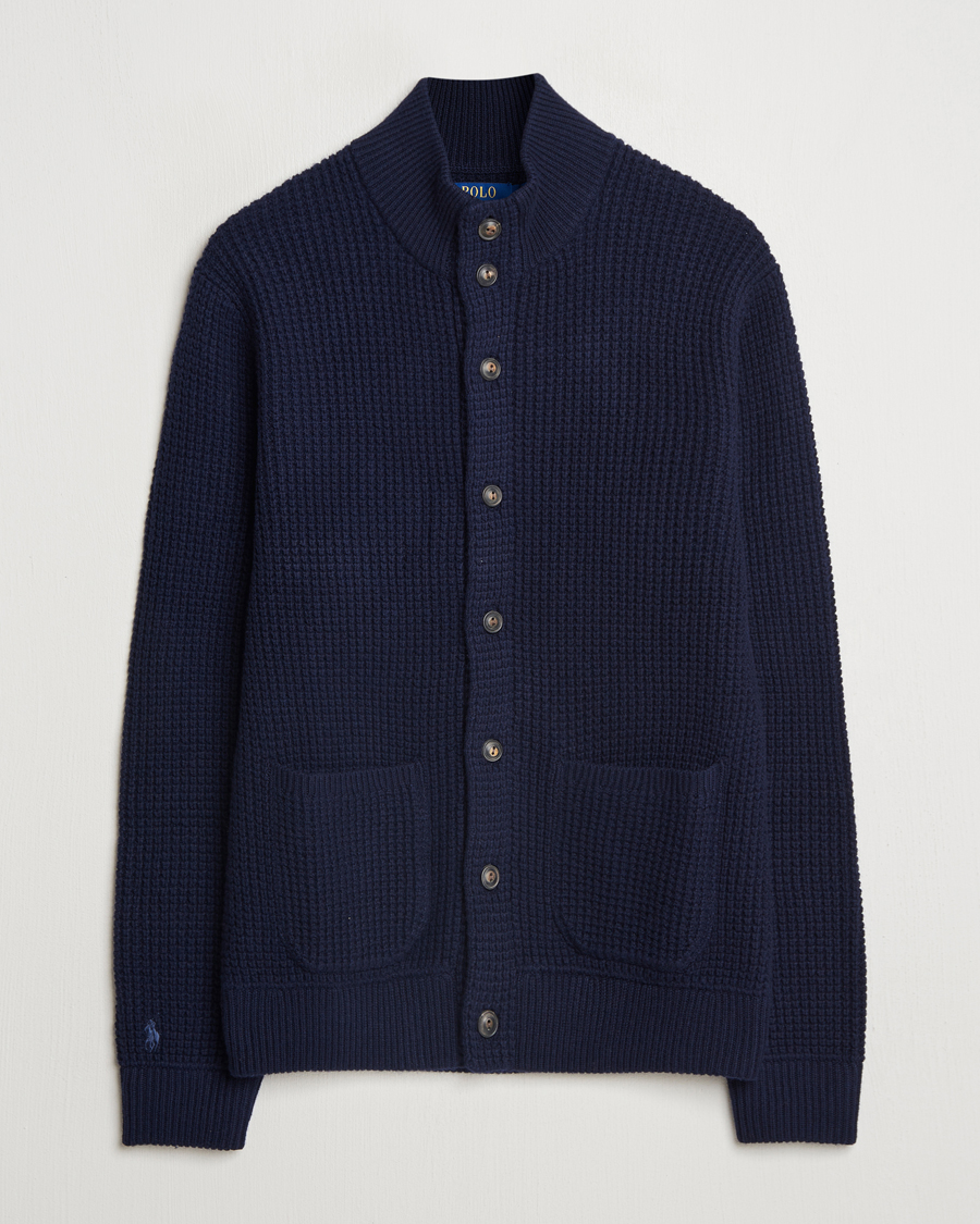 Homme | Pulls Et Tricots | Polo Ralph Lauren | Cotton/Wool Button Cardigan Hunter Navy