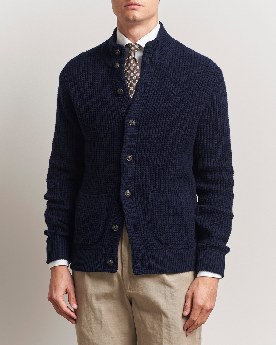 Homme | Pulls Et Tricots | Polo Ralph Lauren | Cotton/Wool Button Cardigan Hunter Navy