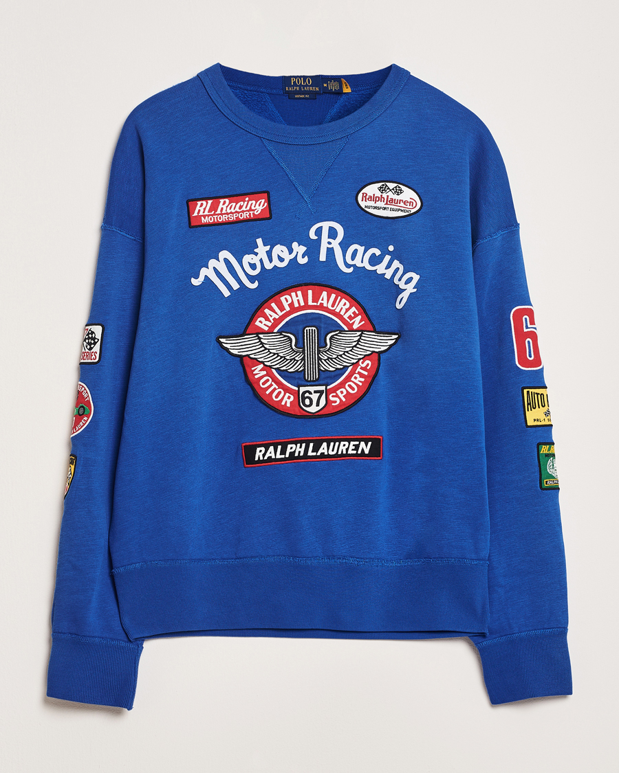 Homme | Pulls Et Tricots | Polo Ralph Lauren | Vintage Fleece Motor Racing Sweatshirt Heritage Blue