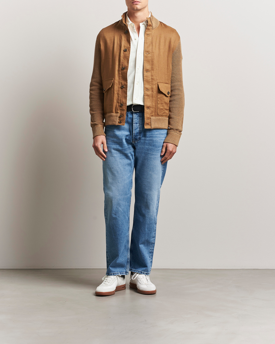 Homme | Pulls Et Tricots | Polo Ralph Lauren | Linen Skeet Jacket Brown Linen Combo
