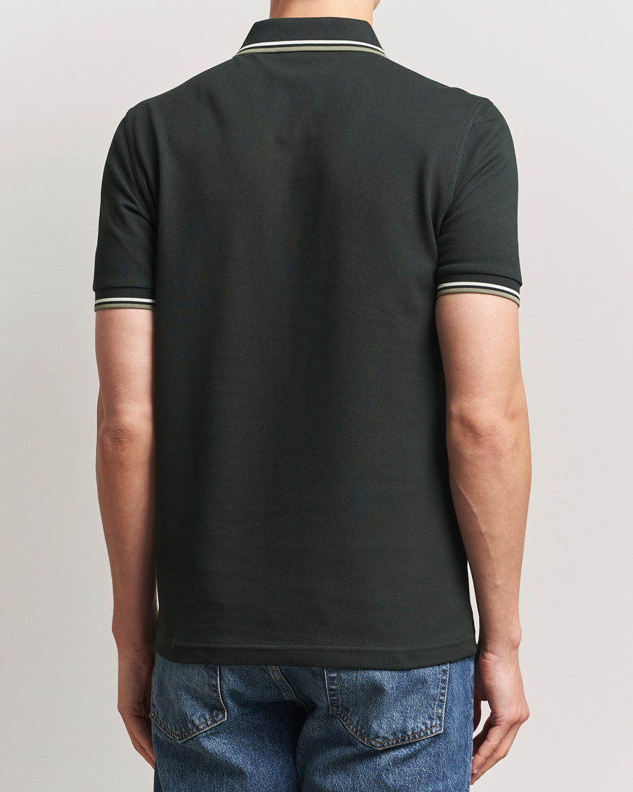 Homme | Polos | Fred Perry | Twin Tipped Polo Shirt Night Green