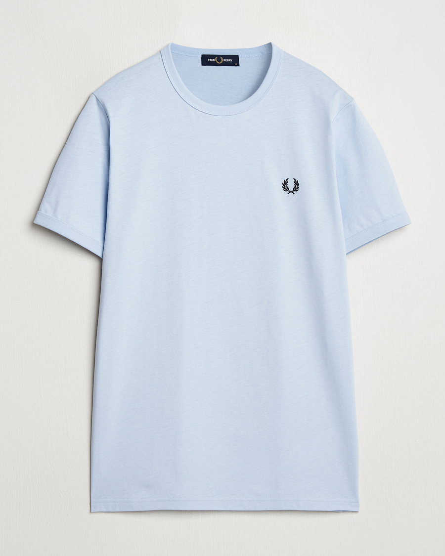 Homme | T-shirts | Fred Perry | Ringer T-Shirt Light Smoke