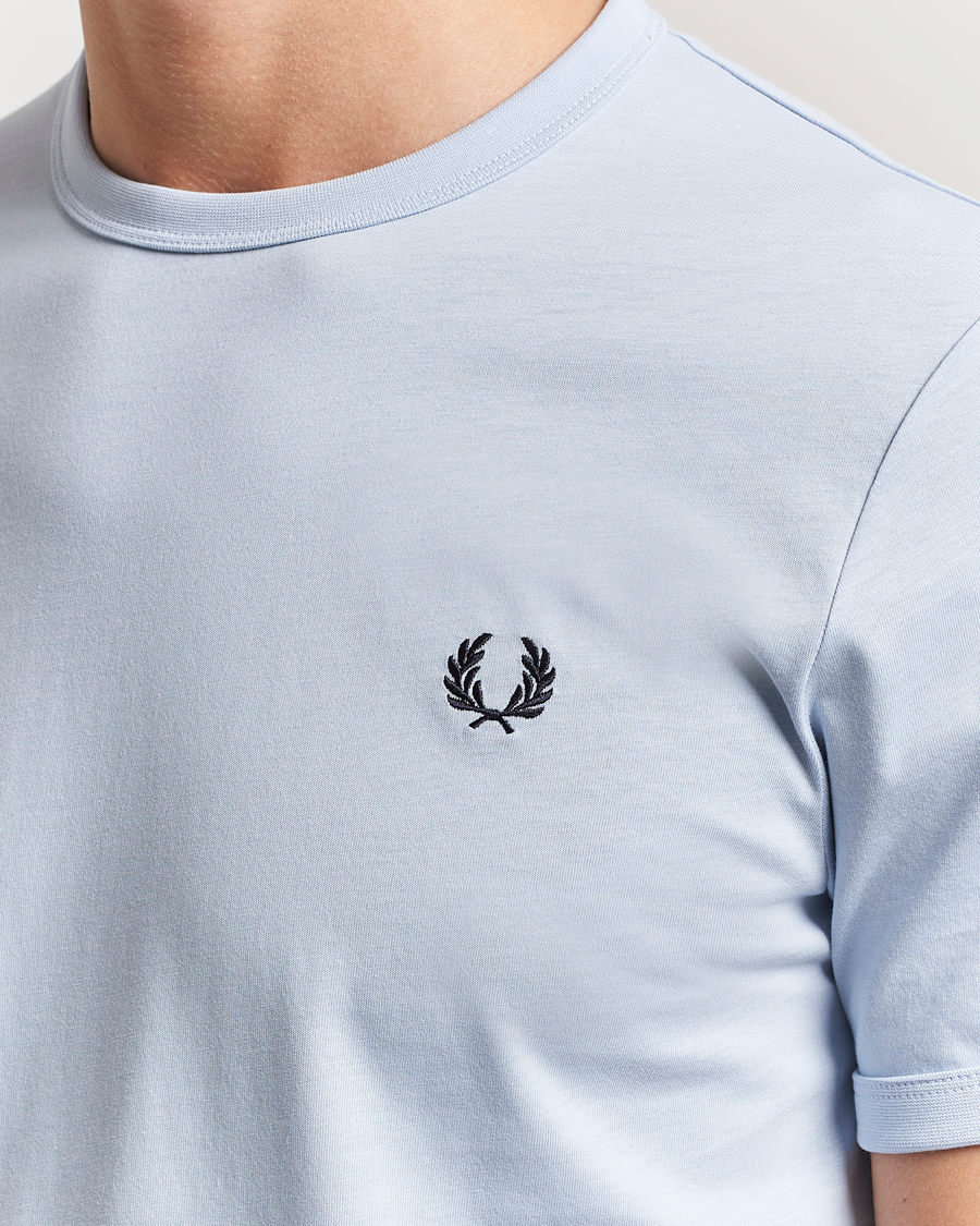 Homme | T-shirts | Fred Perry | Ringer T-Shirt Light Smoke