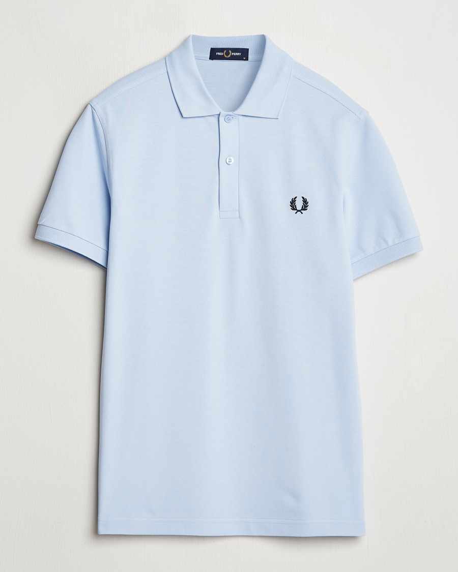 Homme | Polos | Fred Perry | Plain Polo Shirt Light Smoke