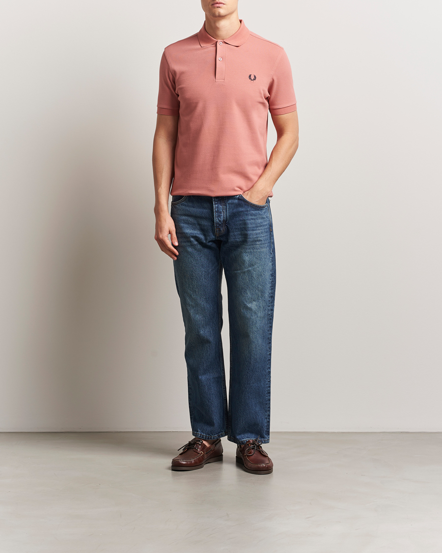 Homme | Polos | Fred Perry | Plain Polo Shirt PInk