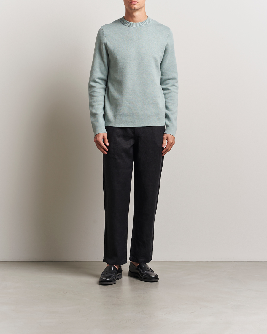Homme | Pulls Et Tricots | Samsøe Samsøe | Niklas Crew Neck Sweater Abyss Green