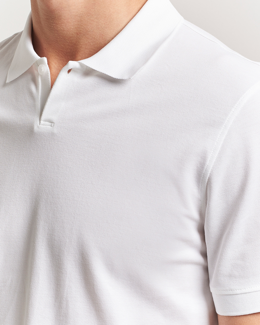 Homme | Polos | Orlebar Brown | Bruno Organic Cotton Pique White