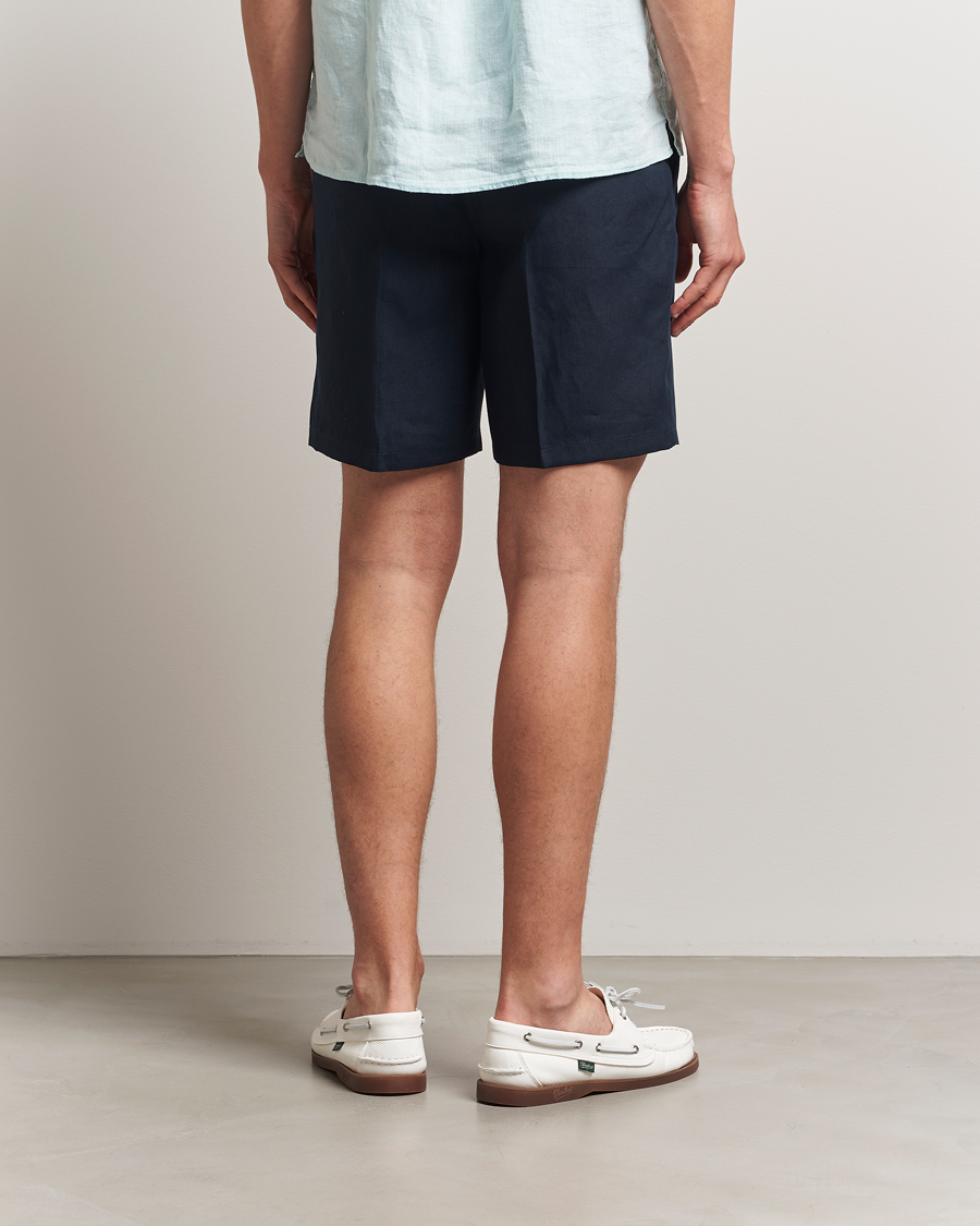 Homme | Shorts | Orlebar Brown | Norwich Italian Linen Shorts Night Iris