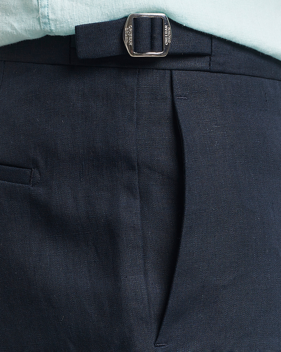 Homme | Shorts | Orlebar Brown | Norwich Italian Linen Shorts Night Iris