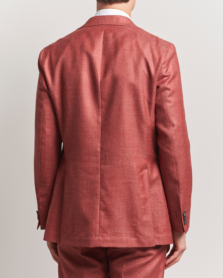 Homme | Blazers | Oscar Jacobson | Fellow EVO Wool/Silk/Linen Blazer Red