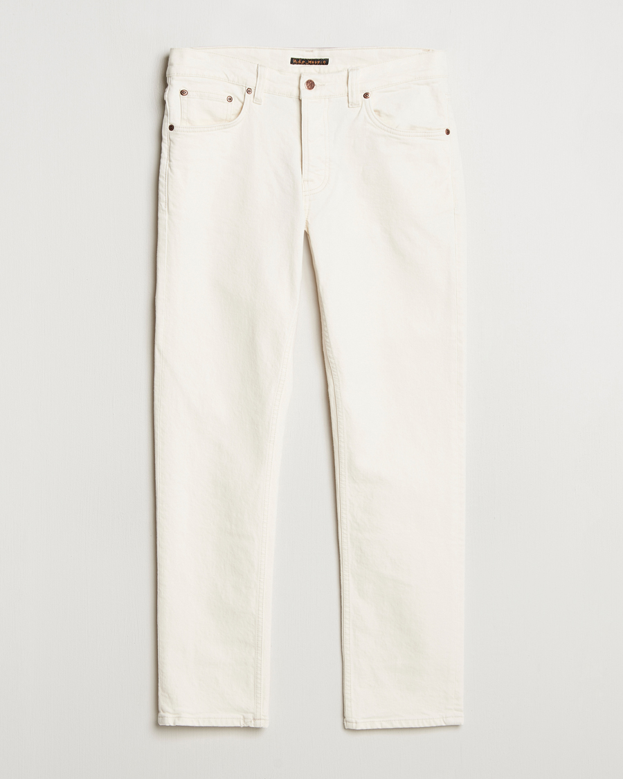 Homme | Jeans | Nudie Jeans | Solid Ollie Jeans Ivory