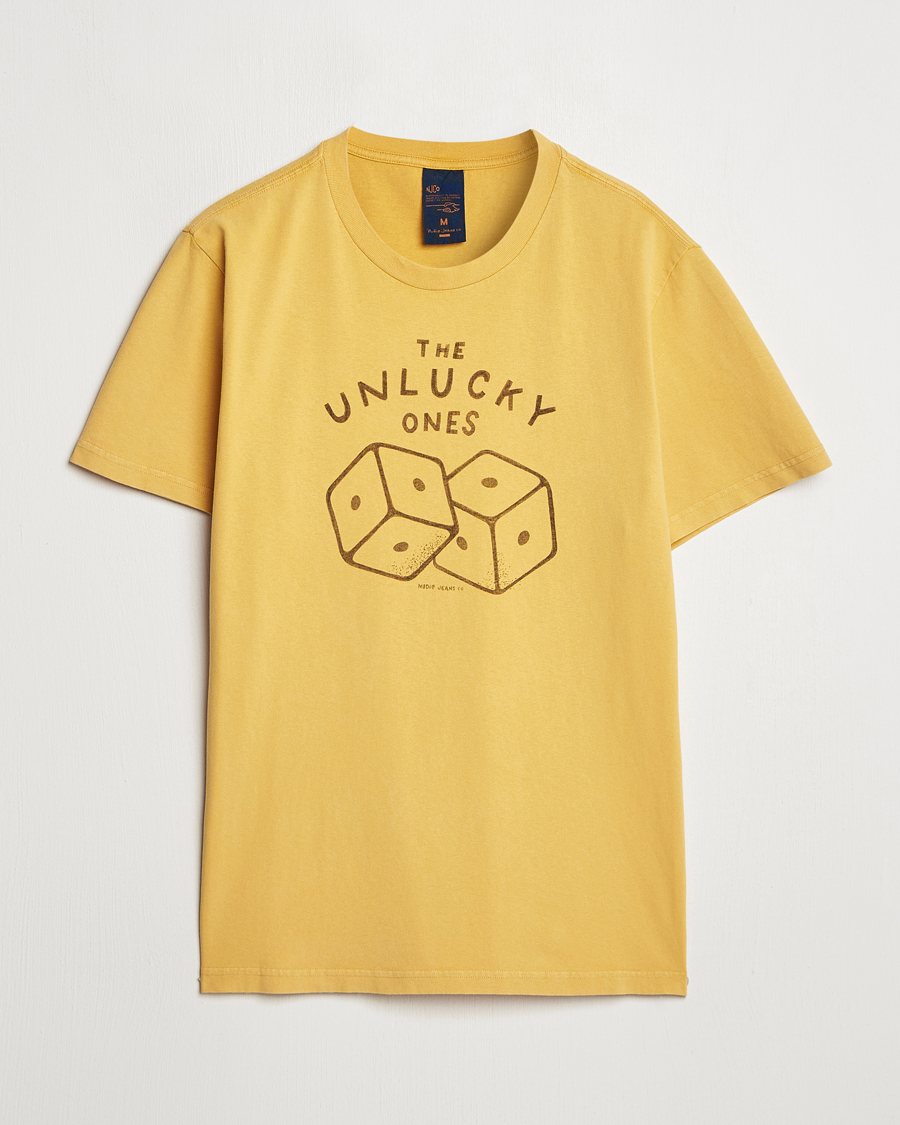 Homme | T-shirts | Nudie Jeans | Roy Unlucky T-Shirt Yellow