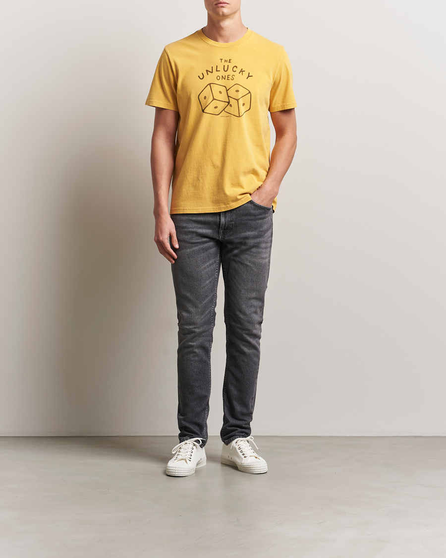 Homme | T-shirts | Nudie Jeans | Roy Unlucky T-Shirt Yellow