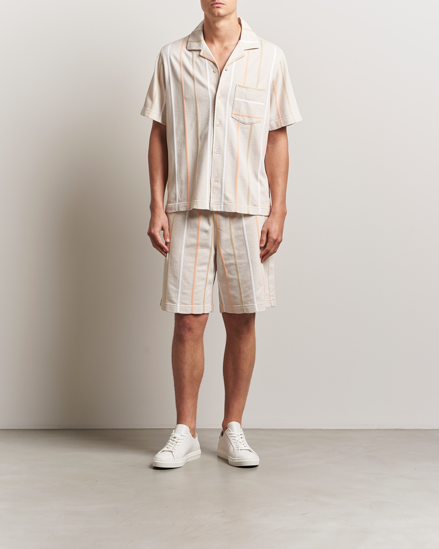 Homme | Shorts | J.Lindeberg | Simon Stripe Shorts Moonbeam