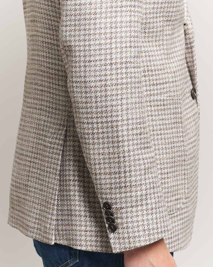 Homme | Blazers | Tiger of Sweden | Justin Viscose/Linen Pepita Blazer Tehina