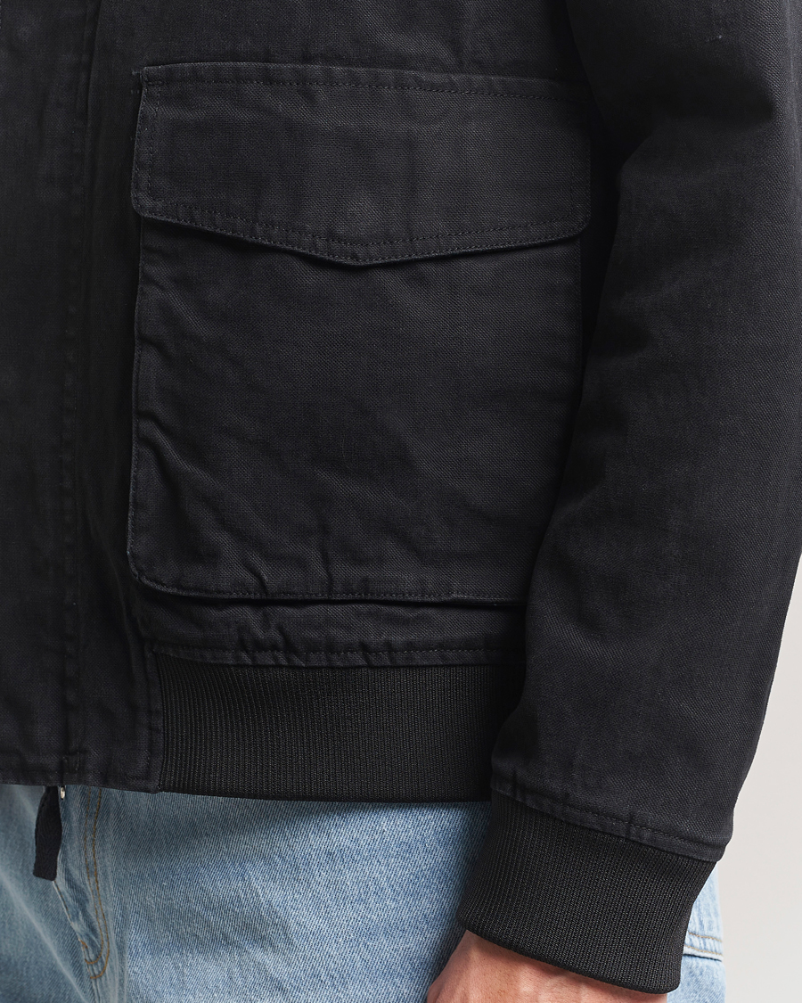 Homme | Manteaux Et Vestes | A Day's March | Bader Cotton Flight Jacket Black