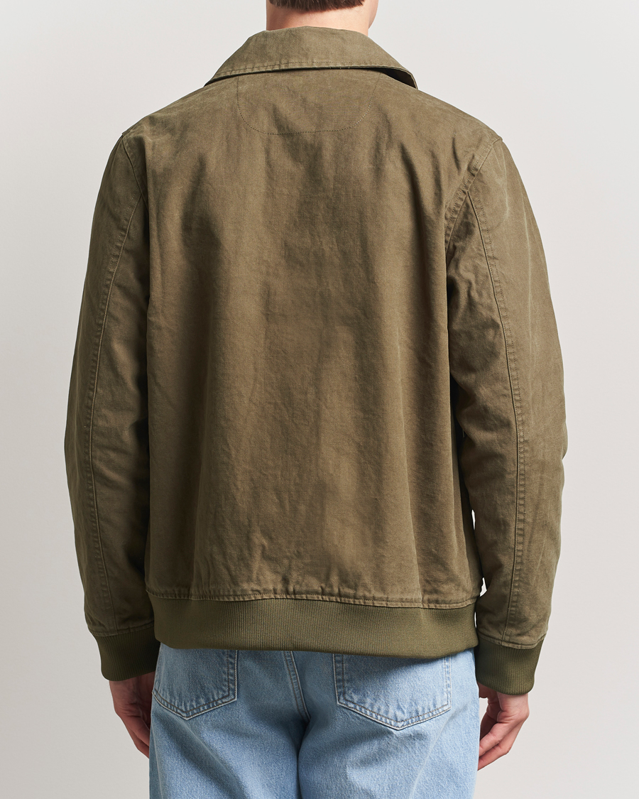 Homme | Manteaux Et Vestes | A Day's March | Bader Cotton Flight Jacket Olive