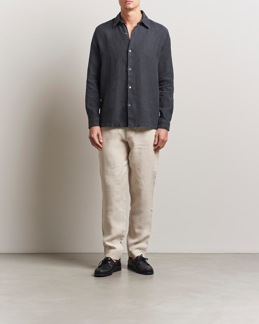 Homme | Pantalons | A Day's March | Madu Linen Trousers Oyster