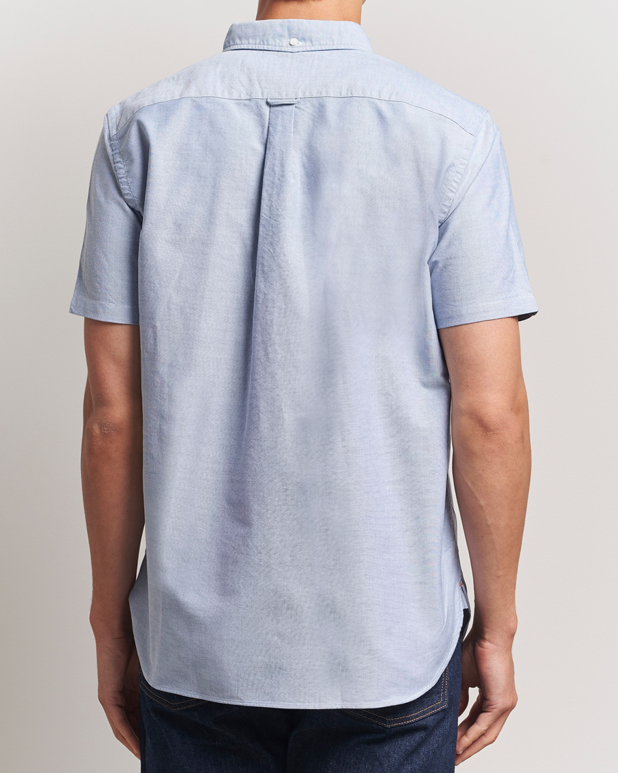 Homme | Chemises | BEAMS PLUS | Short Sleeve Oxford Shirt Light Blue