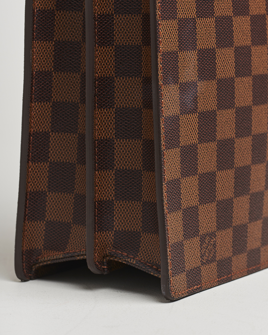 Homme | Louis Vuitton Pre-Owned Altona GM Briefcase Damier Ebene | Louis Vuitton Pre-Owned | Altona GM Briefcase Damier Ebene