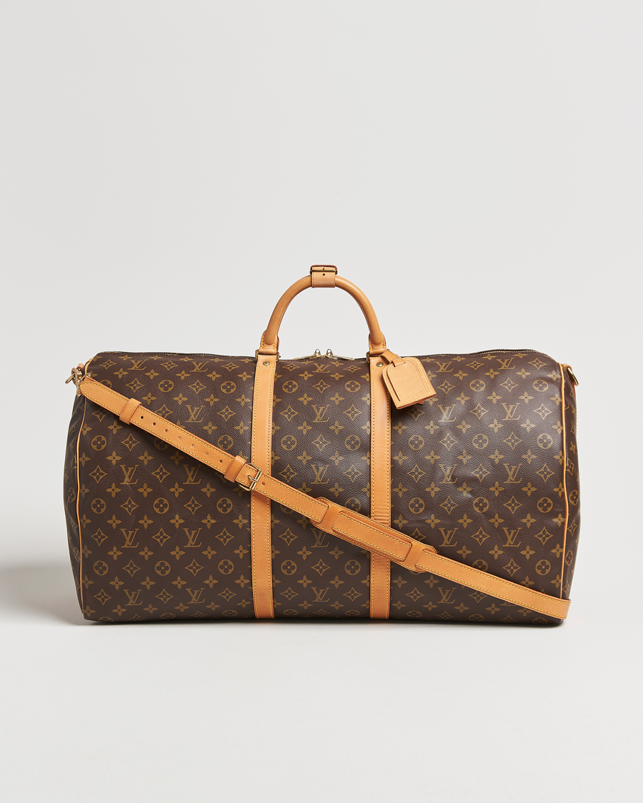 Homme | Louis Vuitton Pre-Owned Keepall Bandoulière 60 Monogram | Louis Vuitton Pre-Owned | Keepall Bandoulière 60 Monogram
