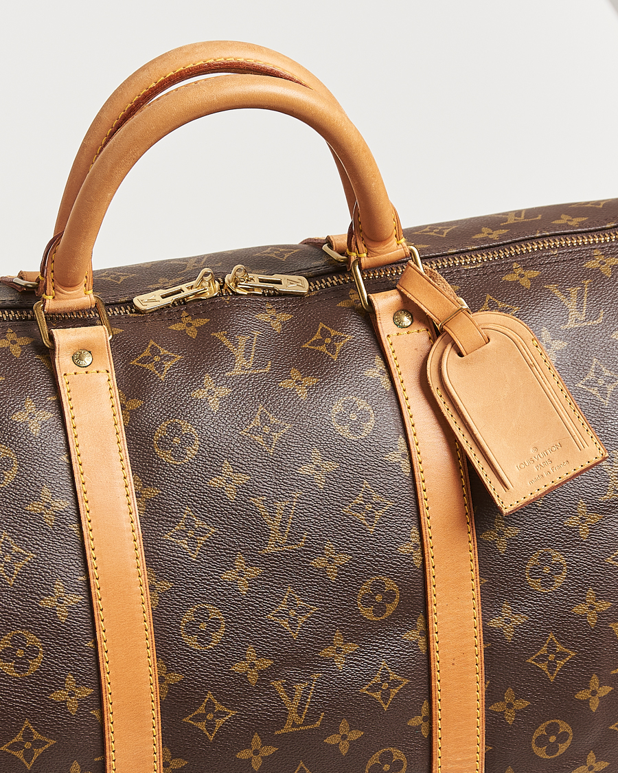 Homme | Louis Vuitton Pre-Owned Keepall Bandoulière 60 Monogram | Louis Vuitton Pre-Owned | Keepall Bandoulière 60 Monogram
