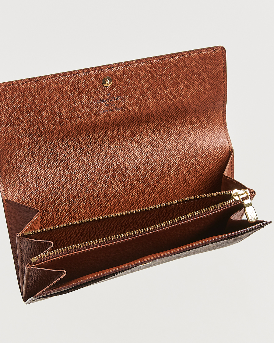 Homme | Louis Vuitton Pre-Owned Pochette Porte Monnaie Credit Wallet Monogram | Louis Vuitton Pre-Owned | Pochette Porte Monnaie Credit Wallet Monogram