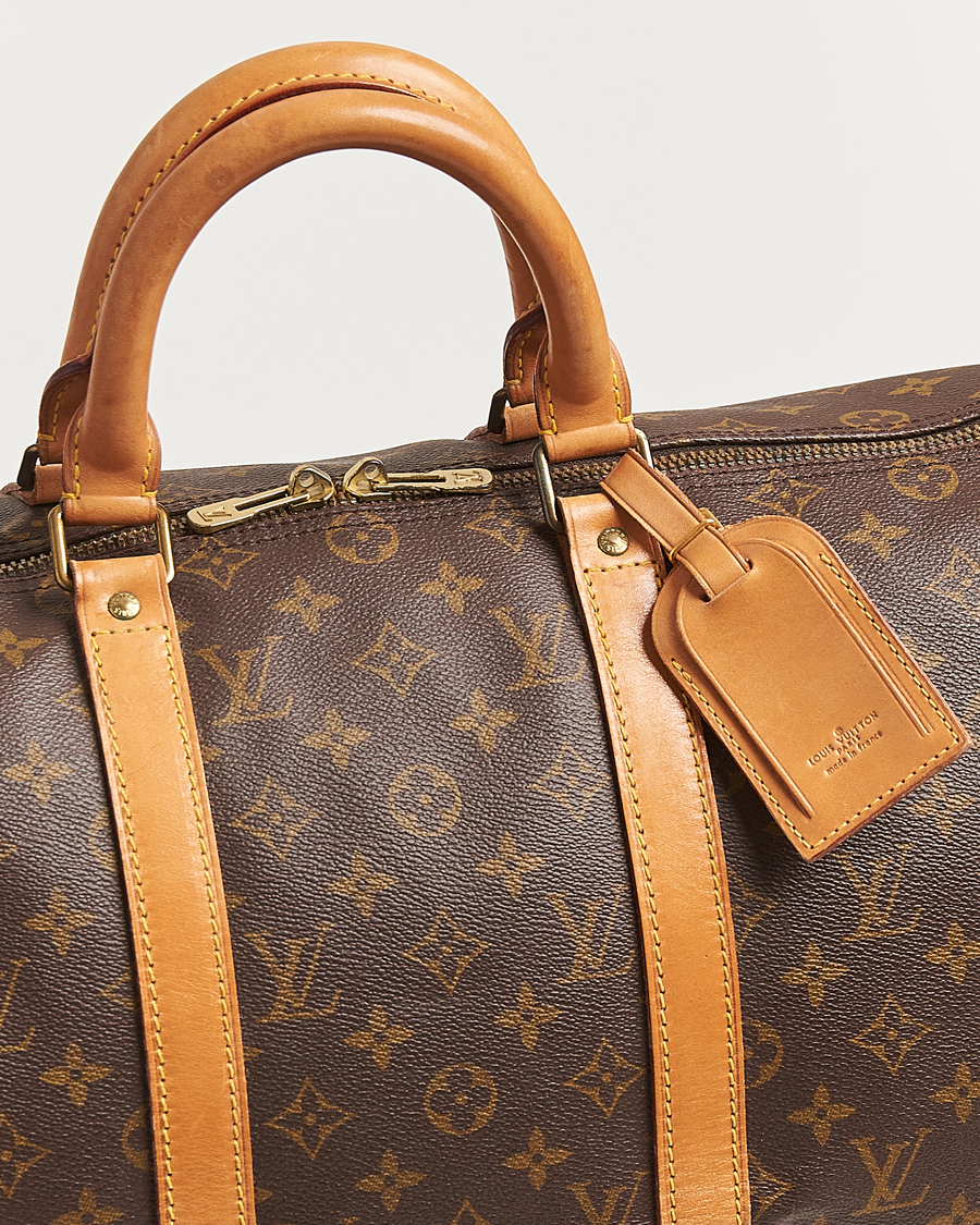 Homme | Louis Vuitton Pre-Owned Keepall Bandoulière 50 Monogram | Louis Vuitton Pre-Owned | Keepall Bandoulière 50 Monogram