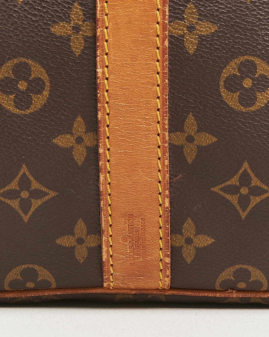 Homme | Louis Vuitton Pre-Owned Keepall Bandoulière 55 Monogram | Louis Vuitton Pre-Owned | Keepall Bandoulière 55 Monogram