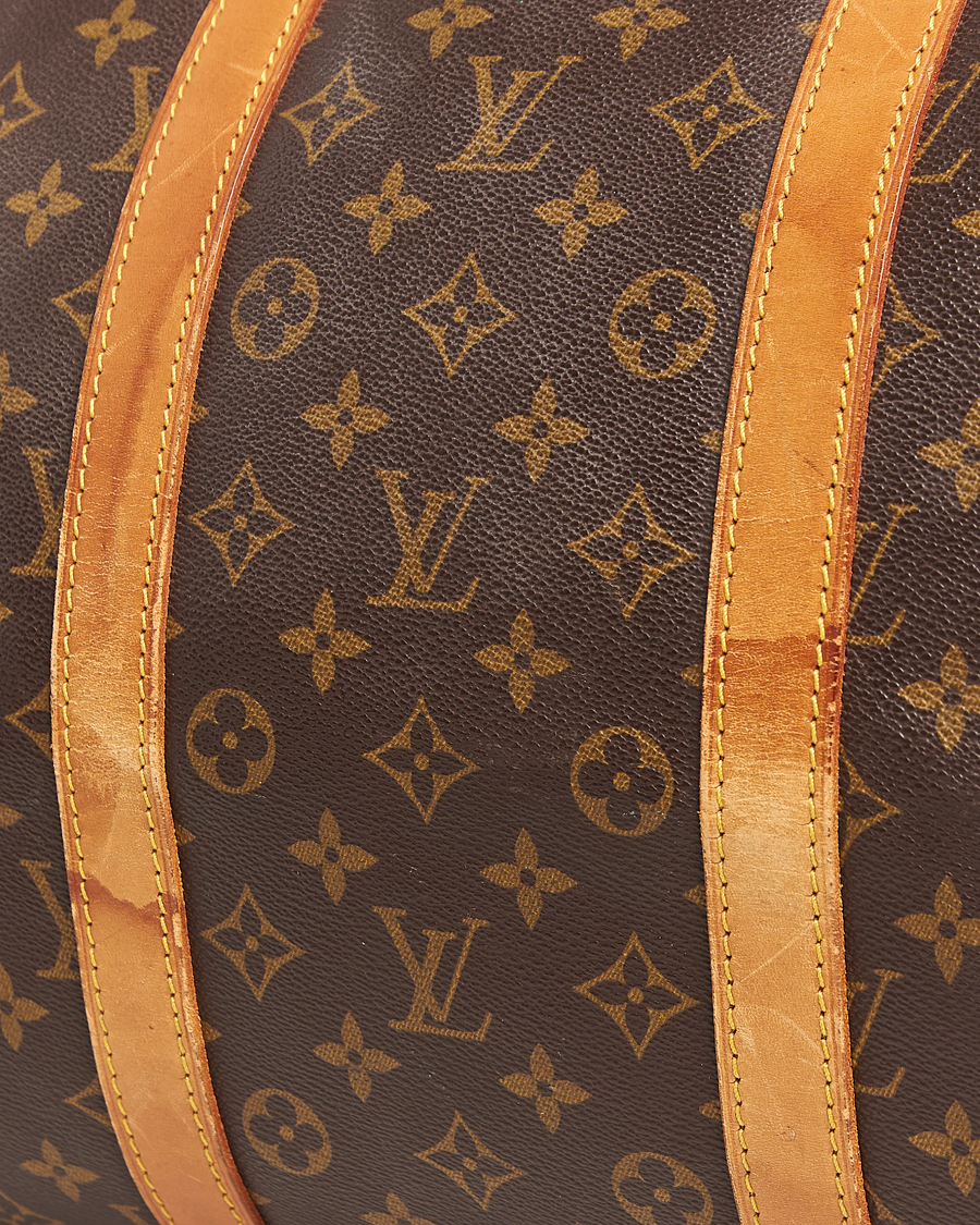 Homme | Louis Vuitton Pre-Owned Keepall Bandoulière 55 Monogram | Louis Vuitton Pre-Owned | Keepall Bandoulière 55 Monogram