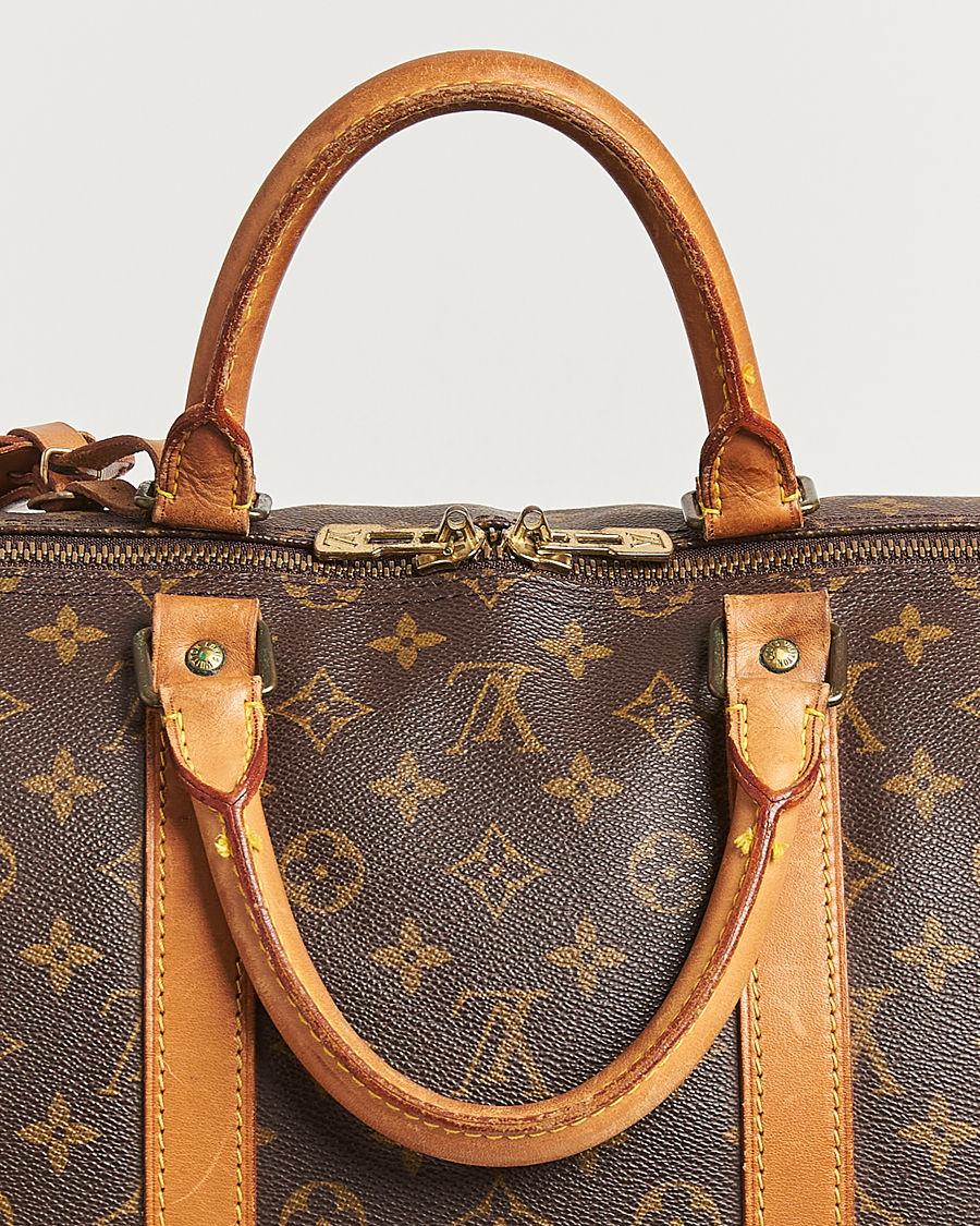 Homme | Louis Vuitton Pre-Owned Keepall Bandoulière 55 Monogram | Louis Vuitton Pre-Owned | Keepall Bandoulière 55 Monogram