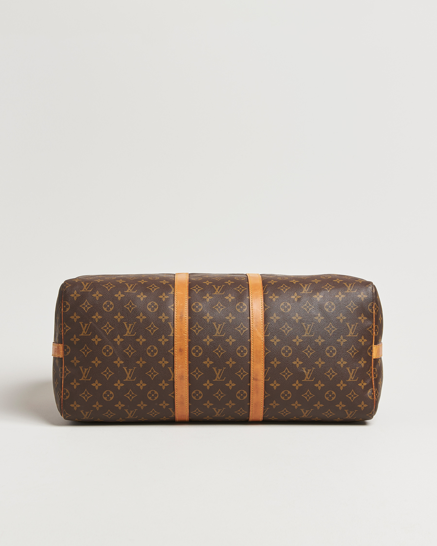 Homme | Louis Vuitton Pre-Owned Keepall Bandoulière 55 Monogram | Louis Vuitton Pre-Owned | Keepall Bandoulière 55 Monogram