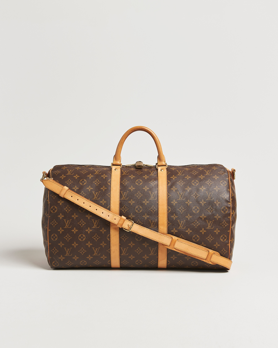 Homme | Louis Vuitton Pre-Owned Keepall Bandoulière 50 Monogram | Louis Vuitton Pre-Owned | Keepall Bandoulière 50 Monogram