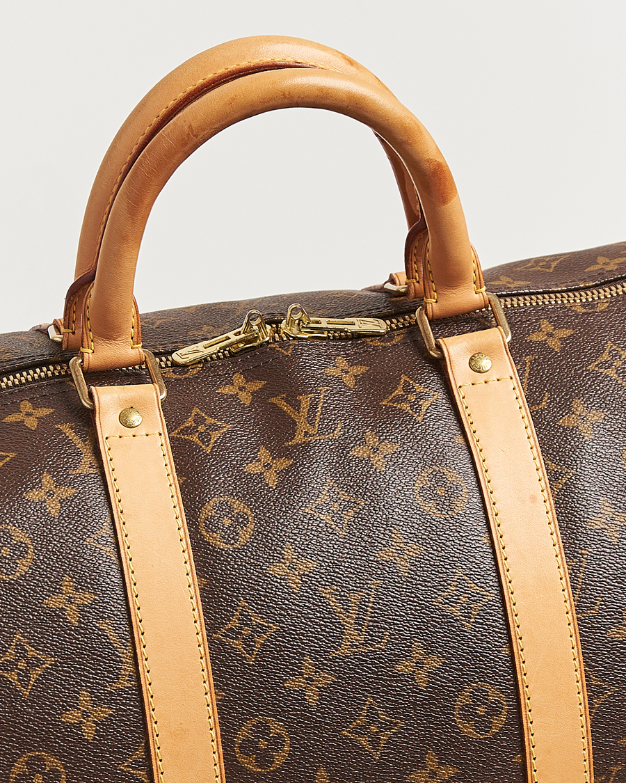 Homme | Louis Vuitton Pre-Owned Keepall Bandoulière 55 Monogram | Louis Vuitton Pre-Owned | Keepall Bandoulière 55 Monogram