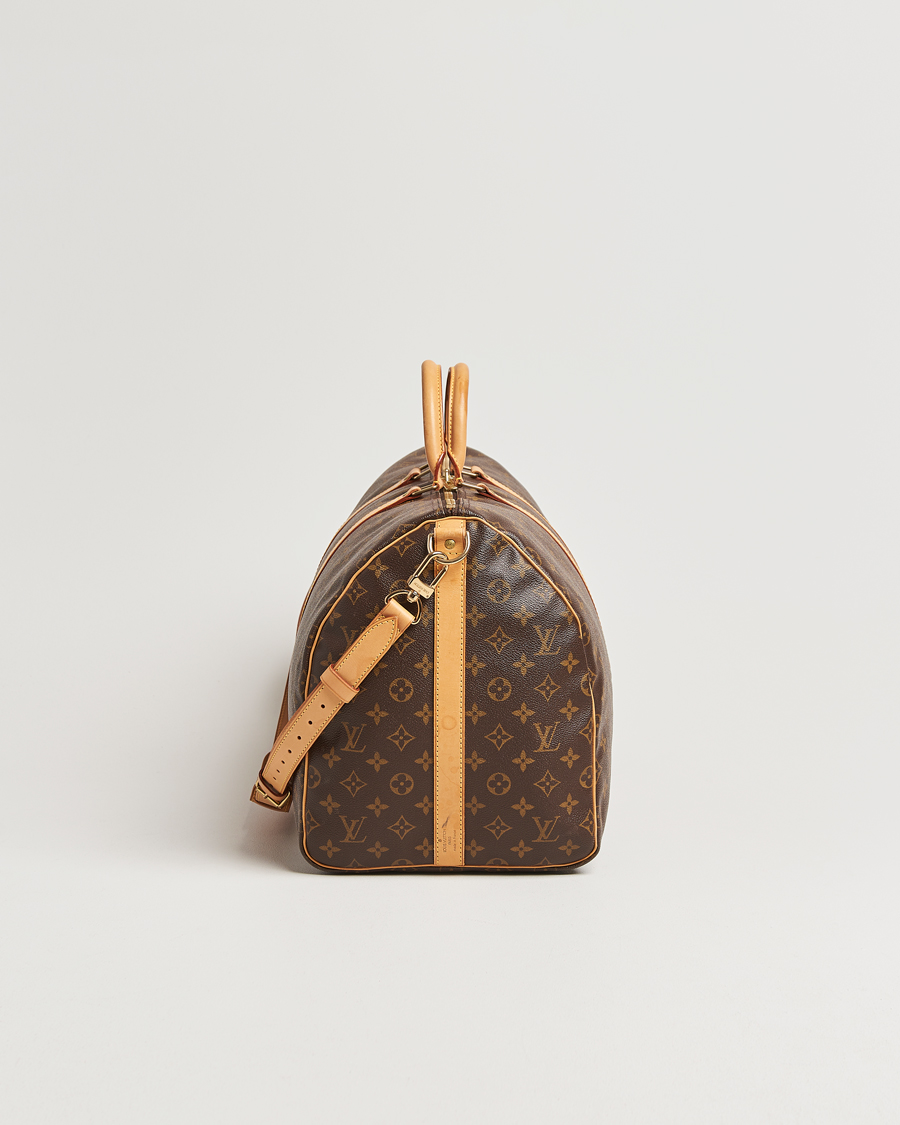 Homme | Louis Vuitton Pre-Owned Keepall Bandoulière 55 Monogram | Louis Vuitton Pre-Owned | Keepall Bandoulière 55 Monogram