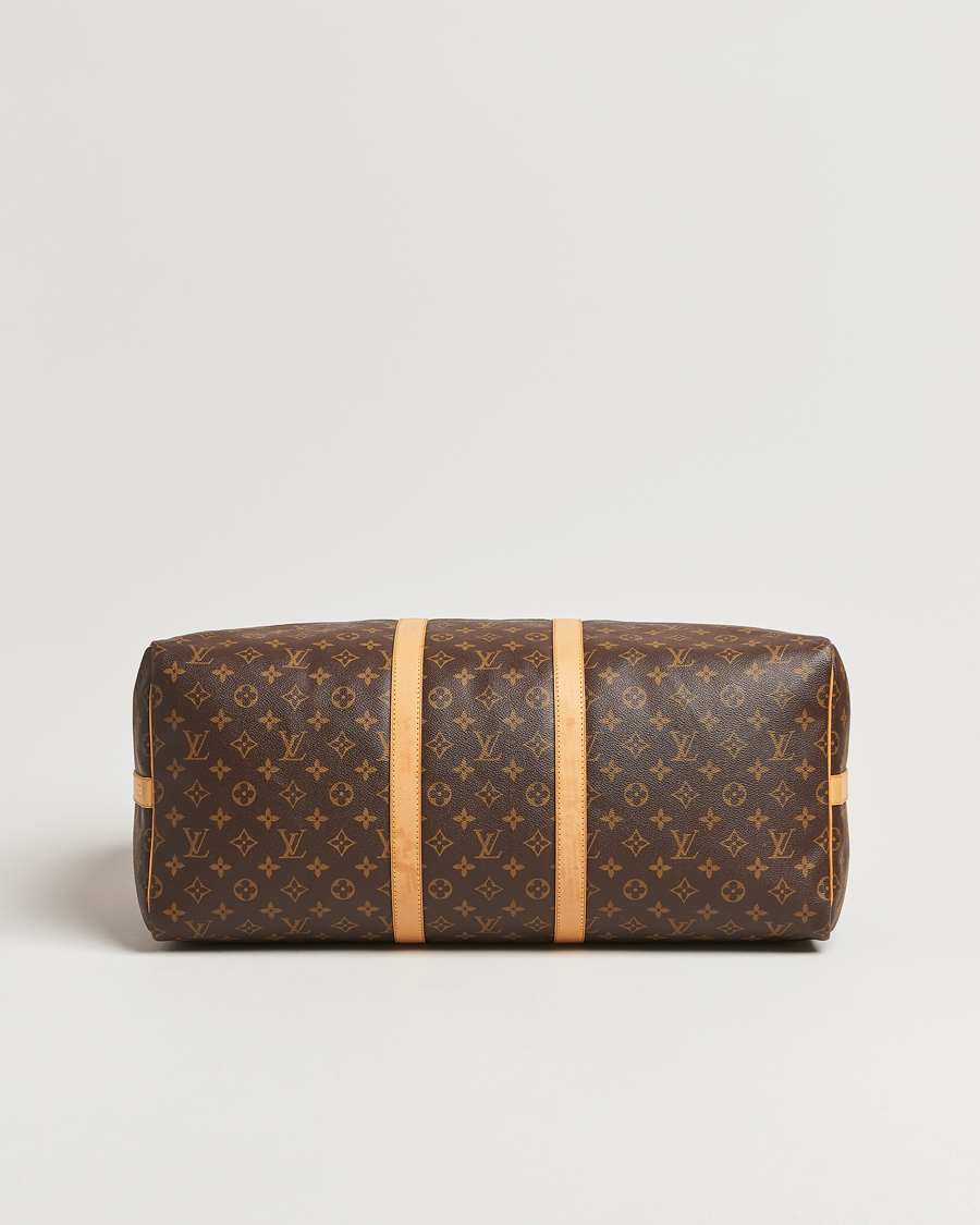 Homme | Louis Vuitton Pre-Owned Keepall Bandoulière 55 Monogram | Louis Vuitton Pre-Owned | Keepall Bandoulière 55 Monogram