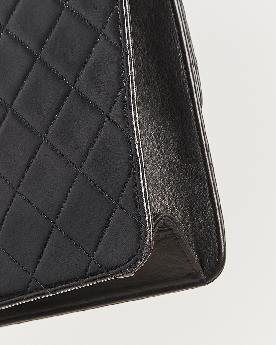 Homme | Chanel Pre-Owned Single Flap Bag Black | Chanel Pre-Owned | Single Flap Bag Black