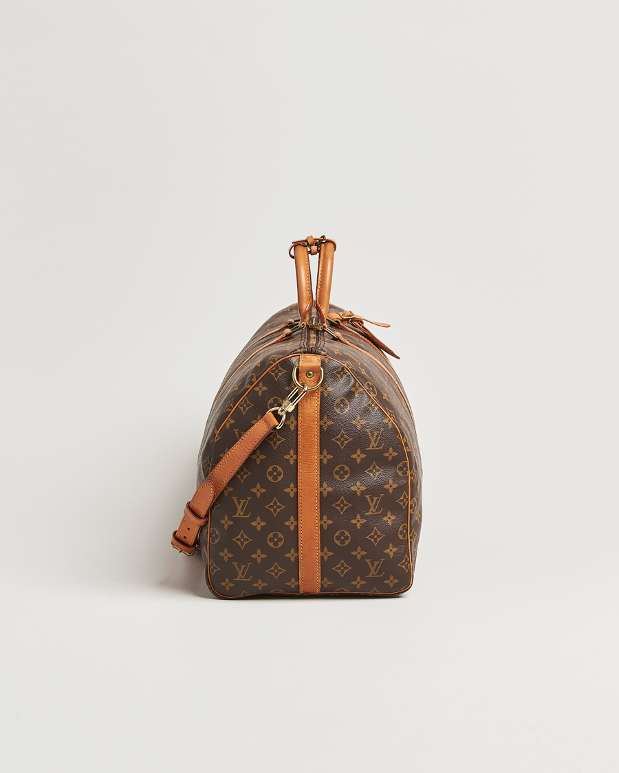 Homme | Louis Vuitton Pre-Owned Keepall Bandoulière 55 Monogram | Louis Vuitton Pre-Owned | Keepall Bandoulière 55 Monogram