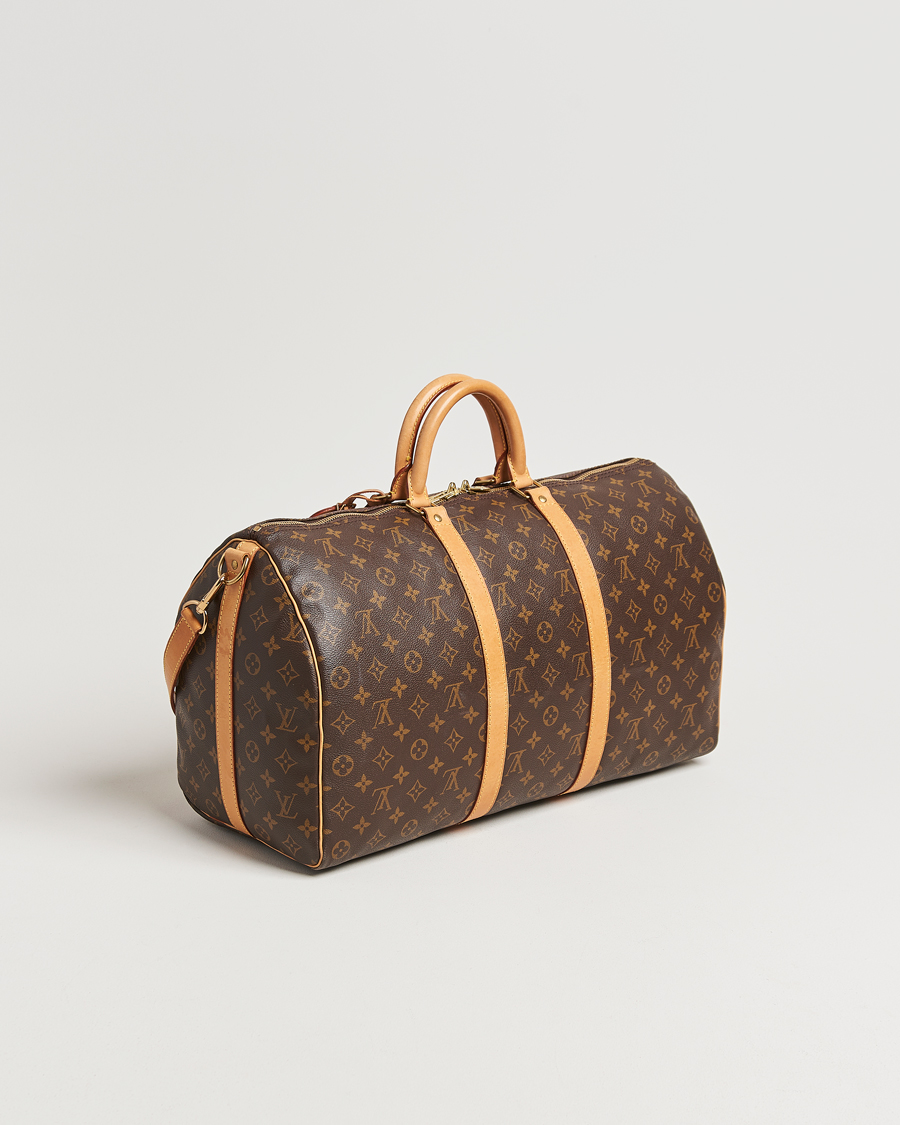 Homme | Louis Vuitton Pre-Owned Keepall Bandoulière 50 Monogram | Louis Vuitton Pre-Owned | Keepall Bandoulière 50 Monogram