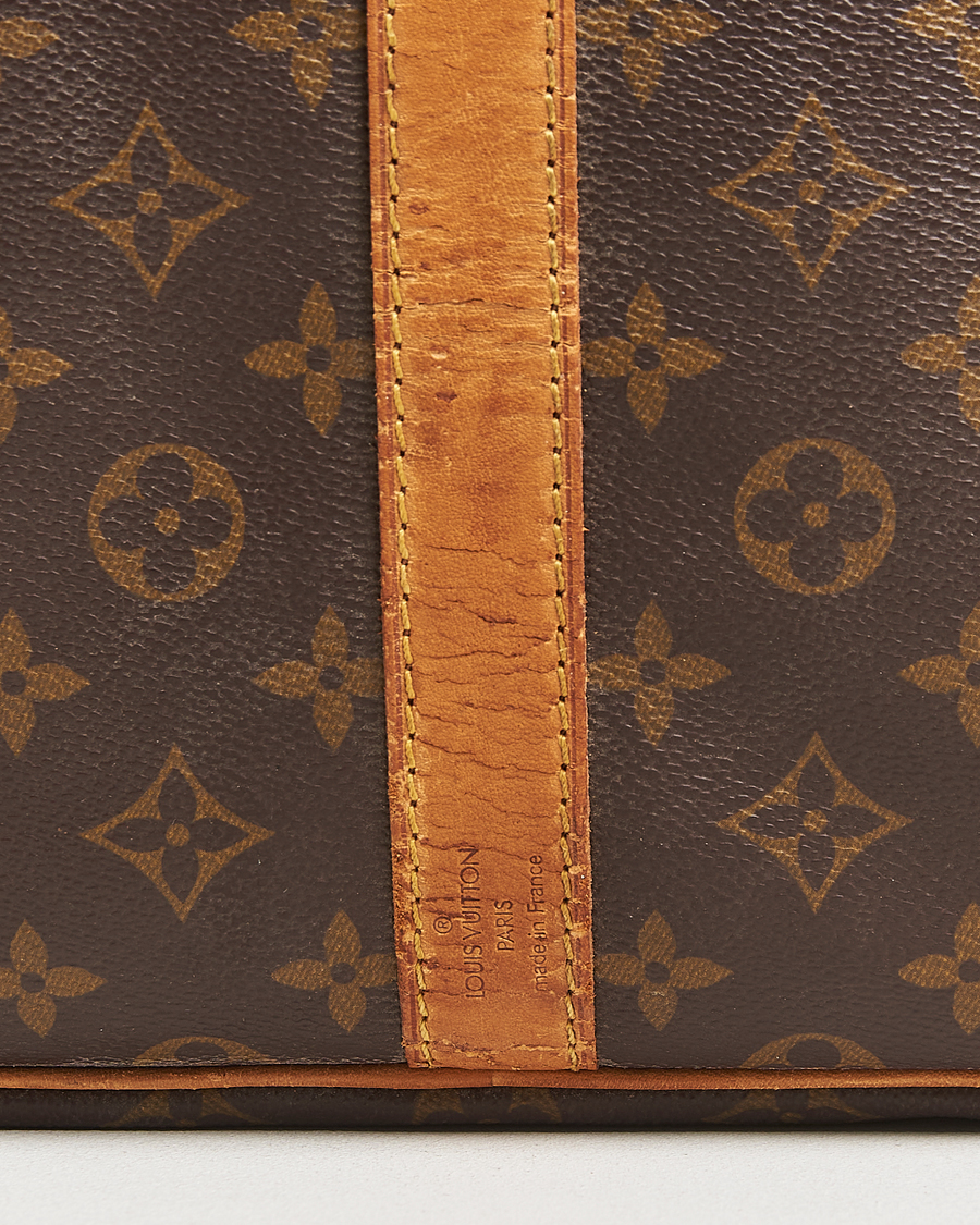 Homme | Louis Vuitton Pre-Owned Keepall Bandoulière 55 Monogram | Louis Vuitton Pre-Owned | Keepall Bandoulière 55 Monogram