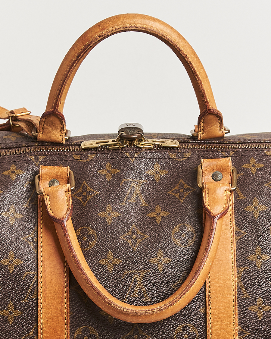 Homme | Louis Vuitton Pre-Owned Keepall Bandoulière 55 Monogram | Louis Vuitton Pre-Owned | Keepall Bandoulière 55 Monogram