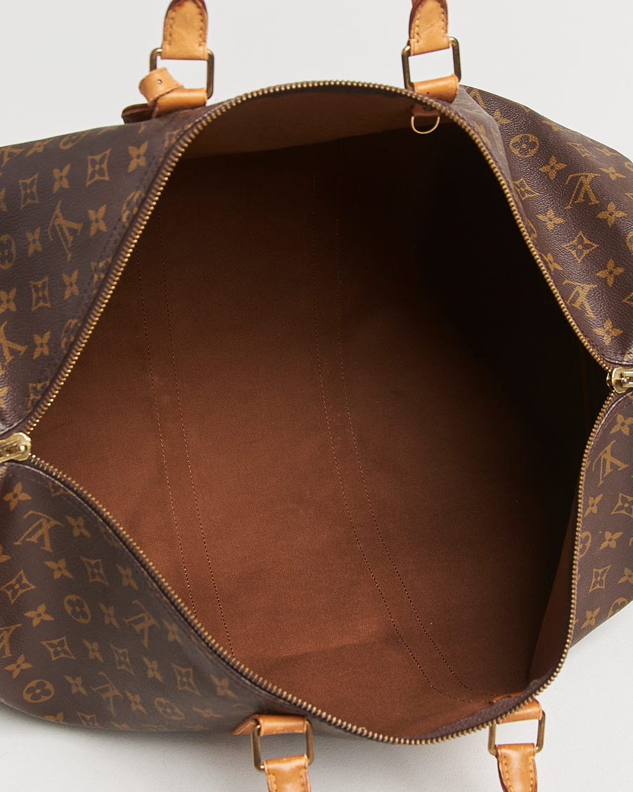 Homme | Louis Vuitton Pre-Owned Keepall Bandoulière 55 Monogram | Louis Vuitton Pre-Owned | Keepall Bandoulière 55 Monogram