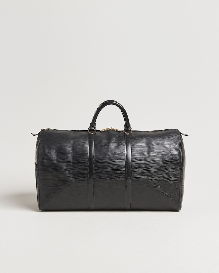 Homme | Pre-Owned & Vintage Bags | Louis Vuitton Pre-Owned | Keepall 50 Epi Leather Black