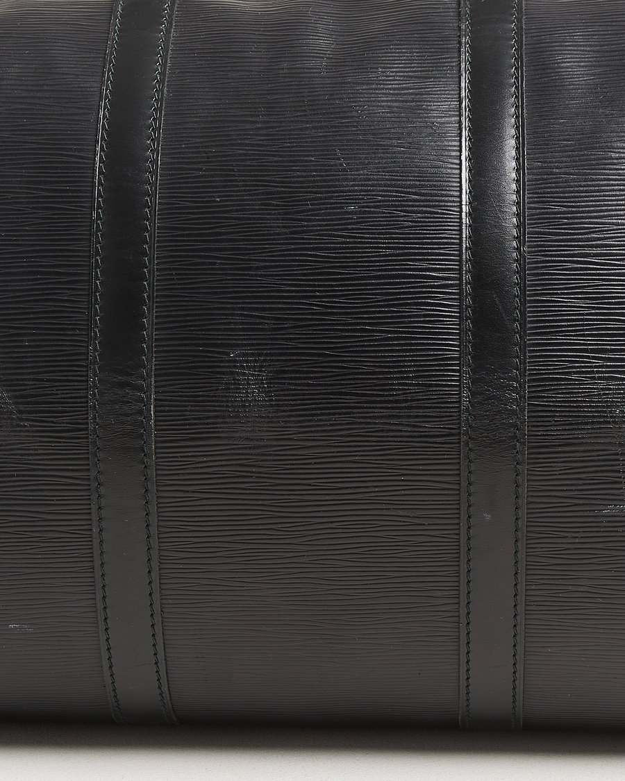 Homme | Pre-Owned & Vintage Bags | Louis Vuitton Pre-Owned | Keepall 50 Epi Leather Black