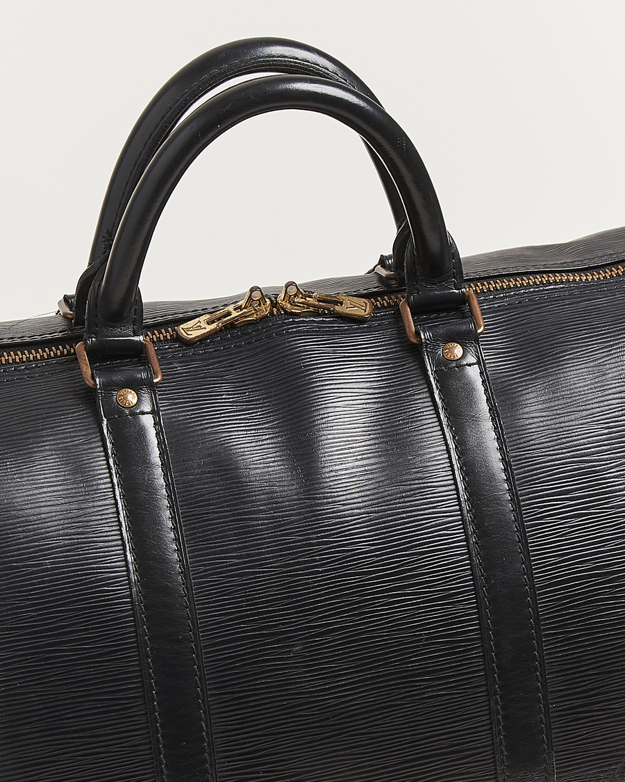 Homme | Pre-Owned & Vintage Bags | Louis Vuitton Pre-Owned | Keepall 50 Epi Leather Black