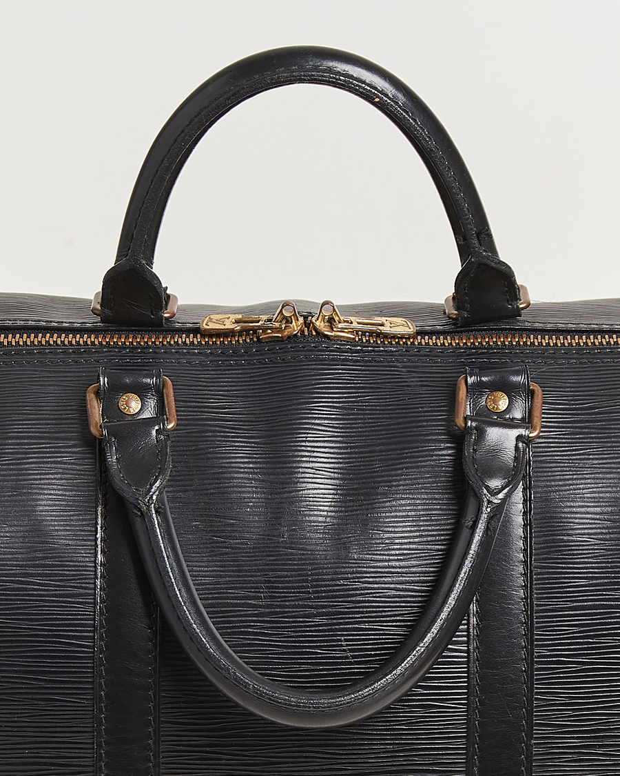 Homme | Pre-Owned & Vintage Bags | Louis Vuitton Pre-Owned | Keepall 50 Epi Leather Black