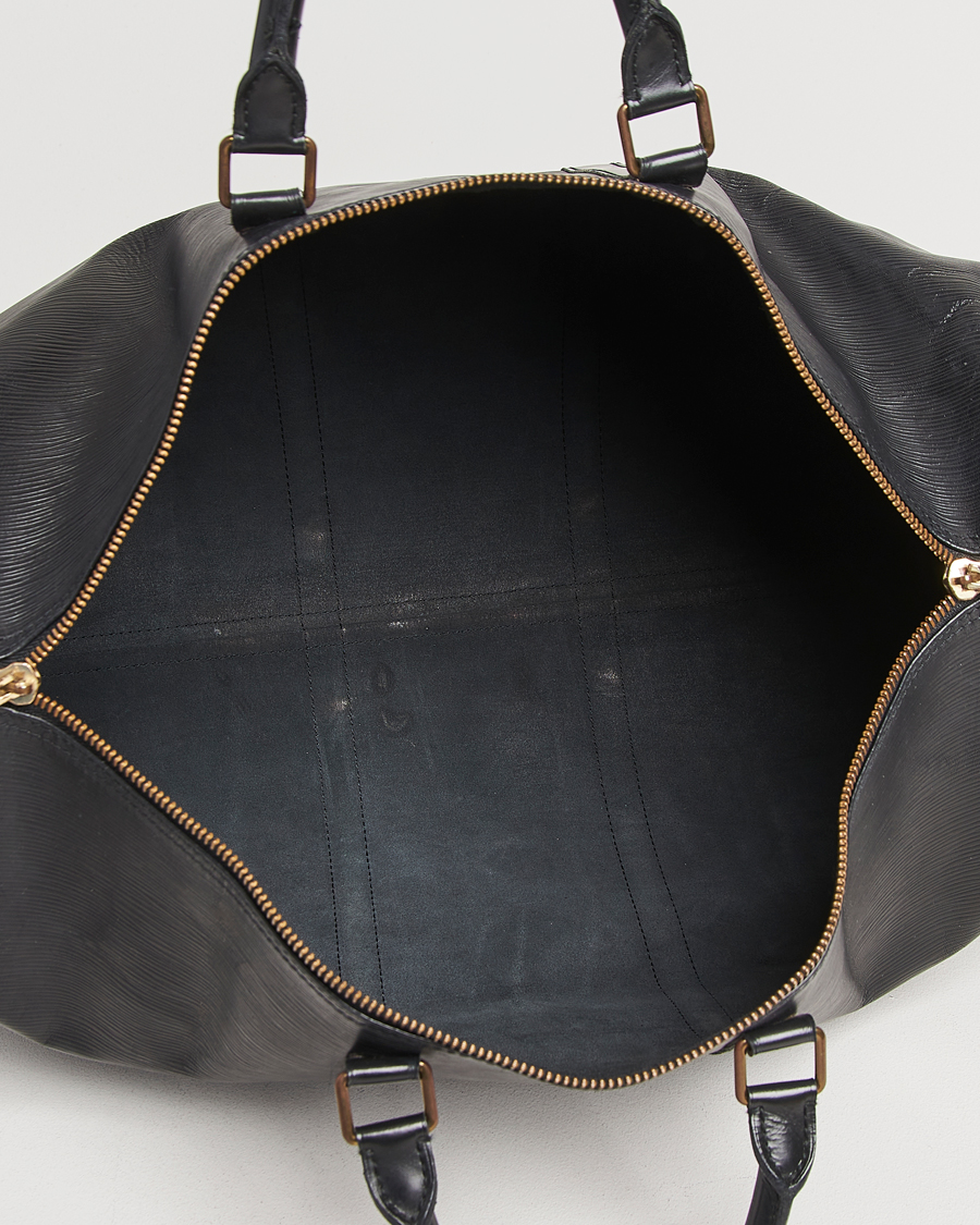 Homme | Pre-Owned & Vintage Bags | Louis Vuitton Pre-Owned | Keepall 50 Epi Leather Black